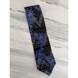 MARY‎ MCFADDEN BLUE GREY SILK MENS TIE